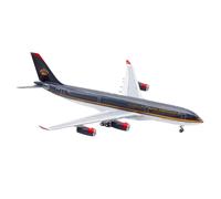 Modelo de avión Modelo Prefabricado A Escala 1:200 del Avión De Metal Fundido A Presión Airbus A340-200 De Royal Jordanian, Modelo JY-AIB