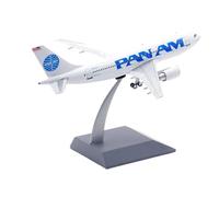 Modelo de avión Modelo Prefabricado A Escala 1:200 del Avión Reacción De Fundición Presión Airbus A310-300 De Pan Am, Modelo N802PA, con Soporte