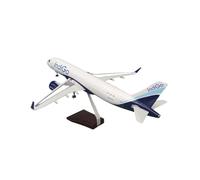 Modelo de avión Resina 320neo a Escala 1:80 con Ruedas decoración exhibición para colección Juego de Pasatiempos en Miniatura(Without Lights)