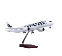 Modelo de avión Resina fundida a presión A350 a Escala 1/142 con luz y Rueda decoración para exhibición colección Juego de Pasatiempos en Miniatura(Without Lights)