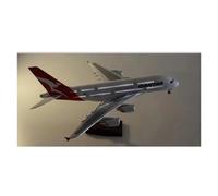 Modelo de avión Resina fundida a presión A380 45,5 cm a Escala 1/160 Coleccionable para Adultos con luz y Ruedas Juego de Pasatiempos en Miniatura(with Light)