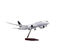 Modelo de avión Resina fundida a presión B787 47 cm con Adornos exhibición colección estáticos y Ligeros Juego de Pasatiempos en Miniatura(Without Light)