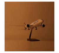 Modelo de avión Resina fundida a presión B787 47cm a Escala 1/130 Ideal como decoración Creativa o Recuerdo Juego de Pasatiempos en Miniatura(with Lights)