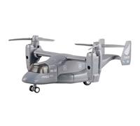 Modelo de avión Volador Avión Combate Osprey Transporter Aleación Fundida A Presión Modelo Aviación Avión Transporte Militar Adorno Coleccionable Aviación Aviones Modelo(Titanium)