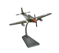 Modelo de avión Volador Modelo De Avión Aleación Fundido A Presión Caza Estadounidense Mustang P-51D P-51 A Escala 1/72 For Exhibición Colección Aviación Aviones Modelo