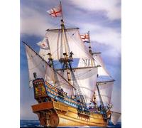 Modelo De Barco A Vela Heller Golden Hind Francis Drake 1:96 NUEVO Kit