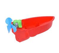 Modelo de Barco Aerodinámico DIY para Niños, Juguete Educativo de Lancha Rápida de Energía Eólica, Fácil de Montar, Hecho de Plástico ABS Duradero