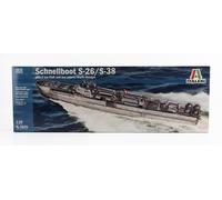MODELO DE BARCO ESTÁTICO ITALERI S-26/S38 MOTO TORNEANTE MILITAR ESCALA 1/35