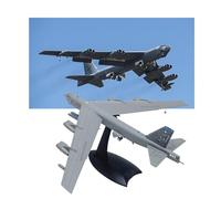 Modelo de bombardero pesado USAF B-52H Stratofortress escala 1/200, pantalla estática de aleación sólida, avión militar de alto detalle, coleccionables, entusiastas de la aviación, aficionados a la