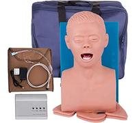Modelo de cánula electrónica, maniquí de intubación de PVC, modelo de enseñanza, simulador de entrenamiento de intubación traqueal