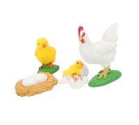 Modelo de Ciclo de Vida Animal Modelo de Altamente Simulación Toy de Aprendizaje Educativo para Niños Niños PVC Material Chick Tortoise Cycle de Vida (Ciclo de Crecimiento de