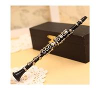 Modelo De Clarinete Mini Flauta De Clarinete Modelo De Exhibición Ornamento Instrumento Musical Decoración De Escritorio En Miniatura Con Negro musical instrumento Miniatura