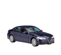 Modelo de coche 1:24 para Alfa para Romeo para Giulia, simulación estática, modelo de aleación fundida a presión, no incluye baterías (Blackone)