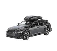 Modelo de coche 1/32 para Audi RS6 Avant Station Wagon Diecast Metal Track Racing Model no incluye baterías (Blackone)