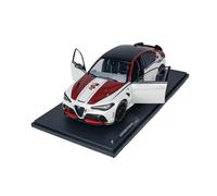 Modelo De Coche A Escala 1:18 Alfa Romeo Giulia GTA-M Blanco De Doble Puerta Modelo De Recuerdo De Fundición De Aleación Miniatura De Colección