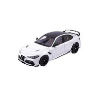 Modelo De Coche A Escala 1:18 Alfa Romeo Giulia GTAm - Modelo A Escala Estático Blanco Totalmente Abierto Coche De Aleación Metal Coleccionable Miniatura De Colección