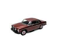 Modelo De Coche A Escala 1:18 Mercedes Benz 280 C/8 W114 Coupé Modelo De Coche De Juguete Clásico Nostalgia Exhibición Estática Rojo Verde Miniatura De Colección(Red)