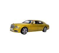 Modelo De Coche A Escala 1:18 para Bentley Mulsanne Modelo Coche Conducción Completa Aleación Dorada Colección Arte Adultos Decoración del Hogar Miniatura De Colección