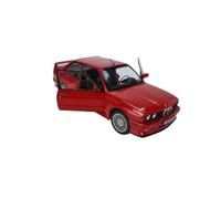 Modelo De Coche A Escala 1:18 para BMW E30 M3 1986 Adornos De Doble Puerta De Escritorio Rojos Modelo De Coche De Colección De Aleación Miniatura De Colección