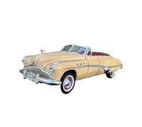 Modelo De Coche A Escala 1/18 para Buick Skylark 1949 Roadmaster Ribira Modelo Aleación Coche Clásico Adorno De Exhibición Completamente Abierto Miniatura De Colección