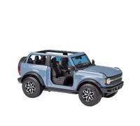 Modelo De Coche A Escala 1 18 para Ford 2021 Bronco Badlands Vehículo Todoterreno Aleación Modelo De Coche Retro Modelo De Coche Clásico Adornos Miniatura De Colección(Azul)