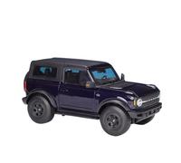 Modelo De Coche A Escala 1 18 para Ford 2021 Bronco Badlands Vehículo Todoterreno Aleación Modelo De Coche Retro Modelo De Coche Clásico Adornos Miniatura De Colección(Negro)