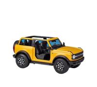 Modelo De Coche A Escala 1 18 para Ford 2021 Bronco Badlands Vehículo Todoterreno Aleación Modelo De Coche Retro Modelo De Coche Clásico Adornos Miniatura De Colección(Yellow)