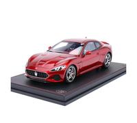 Modelo De Coche A Escala 1-18 para Mase Rati GranTurismo MC Modelo De Resina Coleccionable para Entusiastas De Los Coches Decoración Escritorio Miniatura De Colección(Red)