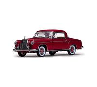 Modelo De Coche A Escala 1 18 para Mercedes Benz 220 Rojo 1958 Modelo De Coche De Simulación Colección para Entusiastas Adultos Miniatura De Colección