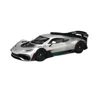 Modelo De Coche A Escala 1 18 para Mercedes-Benz AMG One Starlight Colección De Modelos De Coches De Aleación Plateada Muebles para El Hogar Miniatura De Colección