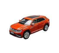 Modelo De Coche A Escala 1 18 para SAIC Volkswagen Touron X TERAMONT X SUV Modelo De Coche De Aleación Vehículo Todoterreno Naranja Miniatura De Colección