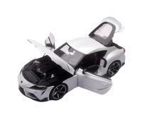 Modelo De Coche A Escala 1 18 para Toyota Supra A90 Modelo Coche Aleación Completamente Abierto Colección Adornos Vehículos Fundición Estática Miniatura De Colección(White)