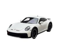 Modelo De Coche A Escala 1:18 Porsche 911 Dakar 2022 Simulación De Coche De Aleación Totalmente Abierto Colección Hobby Blanco Azul Miniatura De Colección(White)