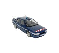 Modelo De Coche A Escala 1:18 Renault 21 Turbo BRI - Aleación Azul Puertas Dobles Que Se Pueden Abrir Apto para Coleccionistas Adultos Miniatura De Colección