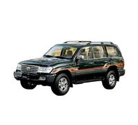 Modelo De Coche A Escala 1:18 Toyota Land Cruiser LC100 Modelo De Coche De Simulación De Aleación Plata Verde Colección Personal Miniatura De Colección(Green)