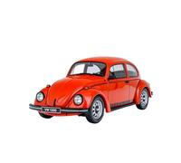 Modelo De Coche A Escala 1:18 Volkswagen Beetle Phoenix Red L32K - 1974 Modelo De Coche De Resina Adorno De Exhibición Naranja Miniatura De Colección