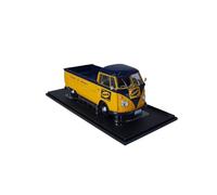 Modelo De Coche A Escala 1:18 Volkswagen T1 Pick-UP Camioneta De Aleación Doble Puerta Amarilla Adornos De Transporte Modelo De Coche Recuerdo Miniatura De Colección