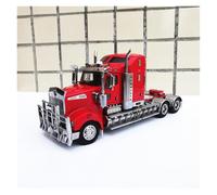 Modelo De Coche A Escala 1:32 para Kenworth T909 Camión Tractor Modelo De Coche De Aleación Tema Artillería Decoración Vehículo Miniatura De Colección(Red)