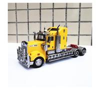 Modelo De Coche A Escala 1:32 para Kenworth T909 Camión Tractor Modelo De Coche De Aleación Tema Artillería Decoración Vehículo Miniatura De Colección(Yellow)
