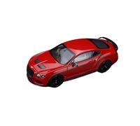 Modelo De Coche A Escala 1:43 Bentley GT3 Street Car Modelo Carreras Aleación Coleccionable Adornos Estáticos Pasatiempo para Adultos Recuerdo Miniatura De Colección(Red)