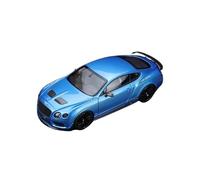 Modelo De Coche A Escala 1:43 Bentley GT3 Street Car Modelo Carreras Aleación Coleccionable Adornos Estáticos Pasatiempo para Adultos Recuerdo Miniatura De Colección(Blue)