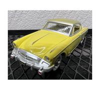 Modelo De Coche A Escala 1:43 para Coche Clásico De Aleación De Época Modelo De Coche De Época Decoración De Escena Decoración Amarilla Miniatura De Colección(Yellow)