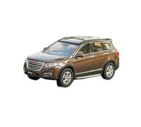 Modelo De Coche A Escala 1:43 para Haval H6 Versión Deportiva Modelo Vehículo Todoterreno Personal Adornos Exhibición Etiqueta Marrón Roja Miniatura De Colección