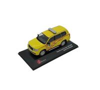 Modelo De Coche A Escala 1:43 Toyota Land Cruiser 200 2009-2011 Cartel Camión De Bomberos Policía Tráfico Coche Modelo Aleación Colección Fan Miniatura De Colección