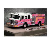 Modelo De Coche A Escala 1:50 para El Departamento Bomberos del Condado Prince George 2014 Pierce Courage 838 Modelo Camión Bomberos Rosa Miniatura De Colección