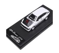 Modelo De Coche A Escala 1:64 Alfa Romeo Gtv6 Carrocería Ancha Versión Abierta Modificada Modelo De Coche De Aleación Colección Personal Blanco Miniatura De Colección