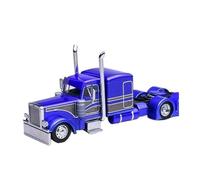 Modelo De Coche A Escala 1:64 Camión Morado Azul Pequeño Escala Metal Fundido Escena Decoración Aleación Coche Modelo Miniatura De Colección(Blue)