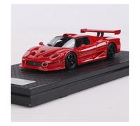 Modelo De Coche A Escala 1:64 Ferrari F50 - Colección De Modelos De Coches Deportivos De Resina con Adornos Ruedas Rojas Y Negras Miniatura De Colección(Red)