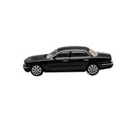 Modelo De Coche A Escala 1:64 Jaguar XJ X350 - Modelo De Coche De Aleación Colección De Metal A Pequeña Escala Recuerdo Miniatura De Colección(Black)