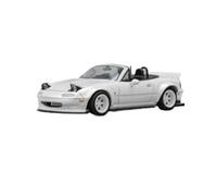 Modelo De Coche A Escala 1:64 Mazda MX5 Eunos Roadster NA Rocket Bunny Blanco Modelo De Coche Decoraciones De Hobby Miniatura De Colección